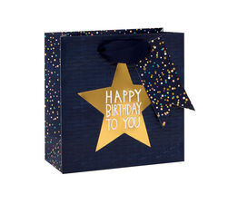 Glick - Small Gift Bag - Happy Birthday Star