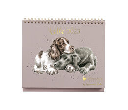 Wrendale Designs -  Desk Calendar - Growing Old Together 2023 - Dog