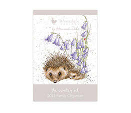 Wrendale Designs -  The Country Set Family Calendar 2023 - Love and Hedgehugs -