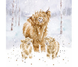 Wrendale Designs - A Highland Christmas - Boxed Cards