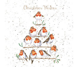 Wrendale Designs - Christmas Cards - Rockin' Robins