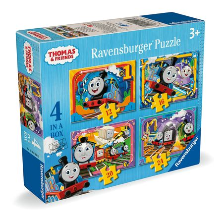 Ravensburger - Thomas & Friends Anniversary 4 in a Box Jigsaw Puzzles ...