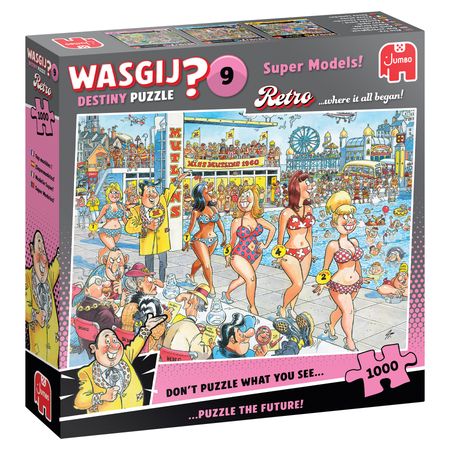 Jumbo - Wasgij Retro Destiny 9 Super Models1000 Piece Puzzle only