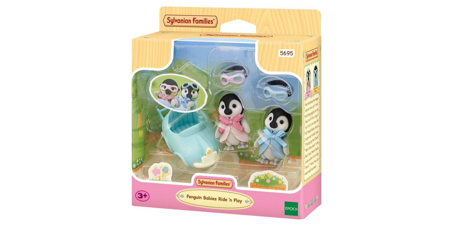 Figurine Sylvanian Families Les jumeaux Pingouin pas cher