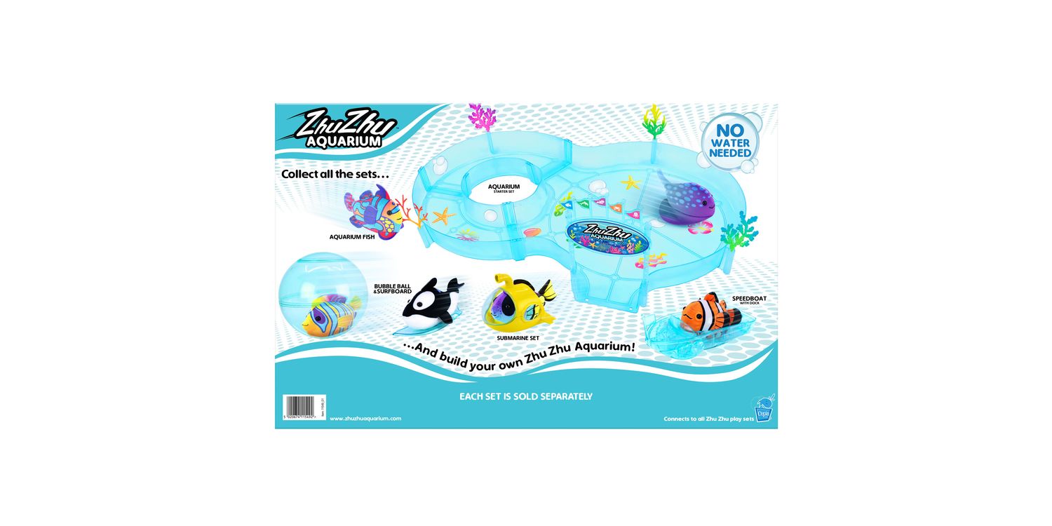 Tunnel Corail Zhu Zhu Aquarium – Compatible Tous Coffrets, Poisson Rigolo, Dès 4 Ans