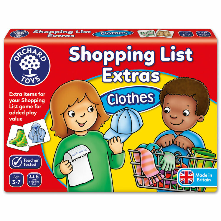 Orchard Toys 091 Shopping List Booster pack Clothes Kids Childrens Game 3-7 Yrs 