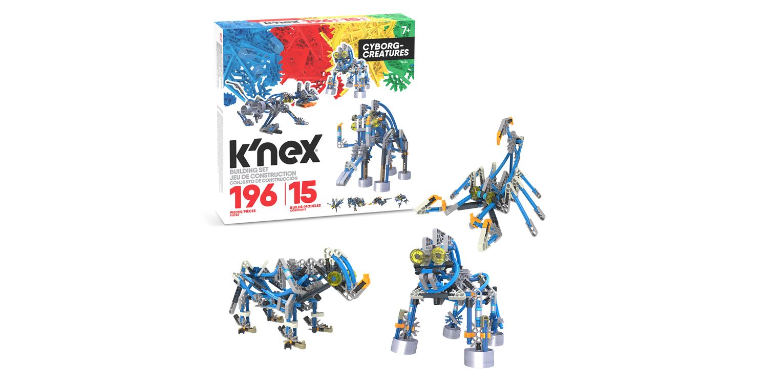 Lego Foot Kit Construction K'NEX Cyborg Creatures 196 Pièces - 15 Modèles STEM, Créatures Futuristes Pour Enfants Dès 8 Ans Lego Foot Kit Construction K'NEX Cyborg Creatures 196 Pièces - 15 Modèles STEM, Créatures Futuristes Pour Enfants Dès 8 Ans