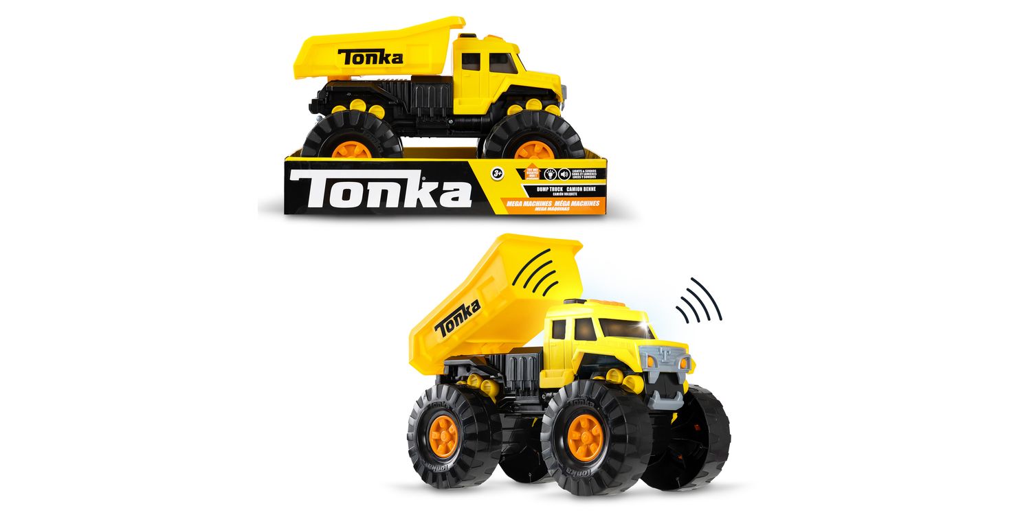 LOTTO Di 12 Mini Dump Truck Tonka Mighty - Giocattoli In Miniatura In Metallo, Colore Giallo