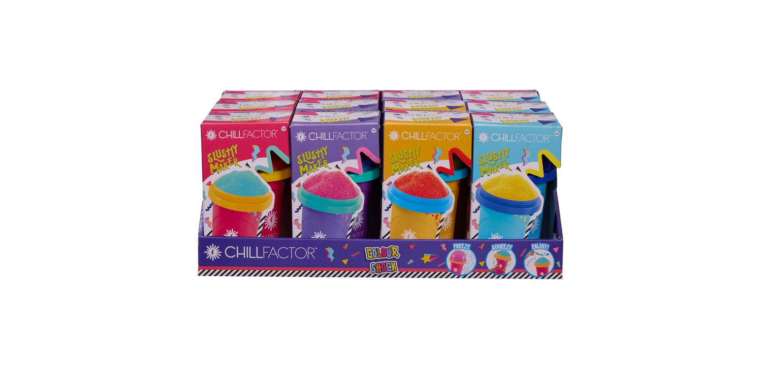 Character Options - ChillFactor Creator Berry Burst Herbruikbare mok, zelfgemaakte graniet. Squeeze Cup Slushy Maker Keukenspeelgoed, 07953