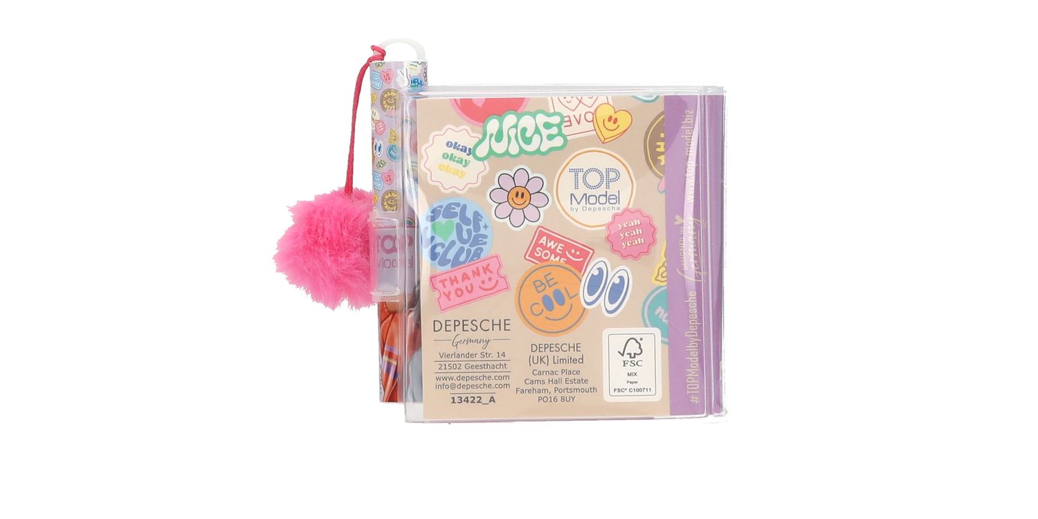 Top Model Notebook Candy TOPModel - Mini Notebook & Pen with Pen Assortment only £4.95