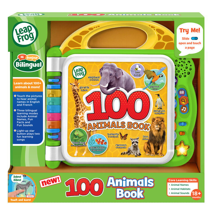 Leapfrog - 100 Animals Book - 609543 only £