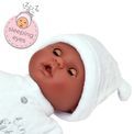 Tiny Tears 15" Baby Soft Doll White Outfit additional 3