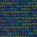 Glick - Gift Wrap Happy Birthday Navy additional 1