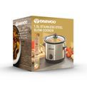 Daewoo 1.5L Slow Cooker - Stainless Steel additional 1