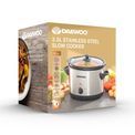Daewoo 3.5L Slow Cooker - Stainless Steel additional 1