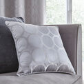Appletree Boutique - Cassina - Jacquard Filled Cushion - 43 x 43cm in Silver additional 1