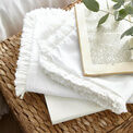 Appletree Loft - Claire - 100% Cotton Duvet Cover Set - White additional 3