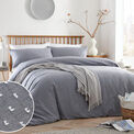 Appletree Loft - Waterford - 100% Cotton Duvet Cover Set - Blue additional 6