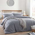 Appletree Loft - Waterford - 100% Cotton Duvet Cover Set - Blue additional 1