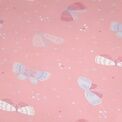 Bedlam - Flutterby Butterfly -  28cm Fitted Bed Sheet - Single Bed Size in Pink additional 2