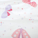 Bedlam - Flutterby Butterfly - Reversible Duvet Cover Set - Pink additional 3