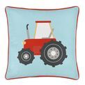 Bedlam Farmyard Friends Velvet Cushion - Blue additional 2