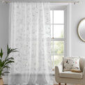 Dreams & Drapes Curtains - Darnley - Slot Top Voile Panel - White additional 3