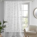 Dreams &amp; Drapes Curtains - Darnley - Slot Top Voile Panel - White additional 1