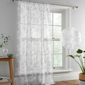 Dreams & Drapes Curtains - Marinelli - Slot Top Voile Panel - Grey additional 3