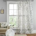 Dreams &amp; Drapes Curtains Tiverton Slot Top Green Voile Panel Curtain additional 3