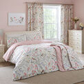 Dreams & Drapes Design - Caraway - Quilted Bedspread - 200cm X 230cm in Pink additional 1