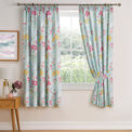 Dreams & Drapes Pia Pencil Pleat Curtains With Tie-Backs - Multi additional 1