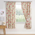 Dreams & Drapes Sandringham Pencil Pleat Curtains With Tie-Backs - Red additional 1