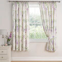 Dreams & Drapes Wisteria Pencil Pleat Curtains With Tie-Backs - Lilac additional 1