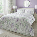 Dreams & Drapes Design - Wisteria - Quilted Bedspread - 200cm X 230cm in Lilac additional 3