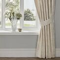 Dreams & Drapes Woven Imelda Pencil Pleat Curtains With Tie-Backs - Ivory additional 2