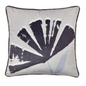 Fusion - Alma - Velvet Filled Cushion - 43 x 43cm in Natural additional 1