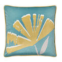Fusion - Alma - Velvet Cushion Cover - 43 x 43cm in Teal additional 1