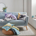 Fusion - Alma - Velvet Cushion Cover - 43 x 43cm in Teal additional 3