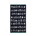 Fusion Beach Huts 100% Cotton Towel - Navy additional 1