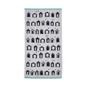 Fusion Beach Huts 100% Cotton Towel - Navy additional 2