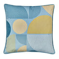 Fusion - Ingo - Velvet Cushion Cover - 43 x 43cm in Teal additional 1