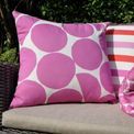 Fusion - Ingo Outdoor - Outdoor Cushion Cover - 43 x 43cm in Pink/Green additional 3