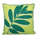 Fusion - Leaf Print - Outdoor Filled Cushion - 43 x 43cm in Green additional 4