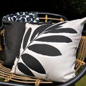 Fusion - Leaf Print - Outdoor Filled Cushion - 43 x 43cm in Natural additional 5