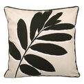 Fusion - Leaf Print - Outdoor Filled Cushion - 43 x 43cm in Natural additional 1