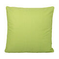 Fusion - Plain Dye - Water Resistant Outdoor Cushion Cover - 43 x 43cm in Lime additional 2