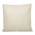 Fusion - Plain Dye - Water Resistant Outdoor Cushion Cover - 43 x 43cm in Natural additional 2