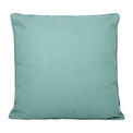 Fusion - Plain Dye - Water Resistant Outdoor Cushion Cover - 43 x 43cm in Teal additional 3