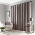 Fusion Prado Jacquard Eyelet Curtains - Grey/Terracotta additional 4